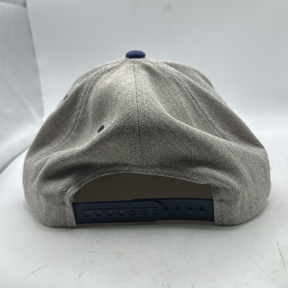 Sport-Tek Gray Blue Snapback Cap Miller Lite Beer J Balvin Latin Music Neon - Picture 3 of 10